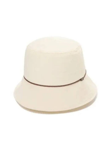 K2 Signature Bucket Hat W Ivory - KATE - BALAAN 1