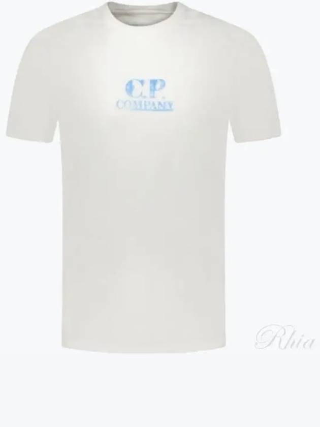 Graphic Logo Short Sleeve T-Shirt White - CP COMPANY - BALAAN 2