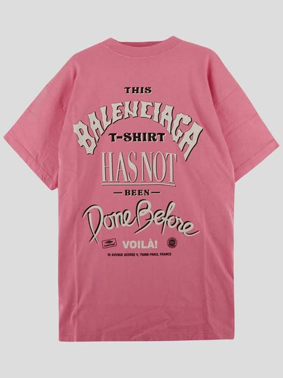 24FW long sleeve t-shirt 787349TQVW45012 FADED PINK PINK PURPLE - BALENCIAGA - BALAAN 2