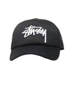 Logo Mesh Trucker Ball Cap Black - STUSSY - BALAAN 1