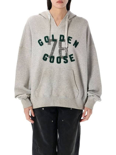 Golden Goose Embroidered Vintage Logo Hoodie - GOLDEN GOOSE - BALAAN 1