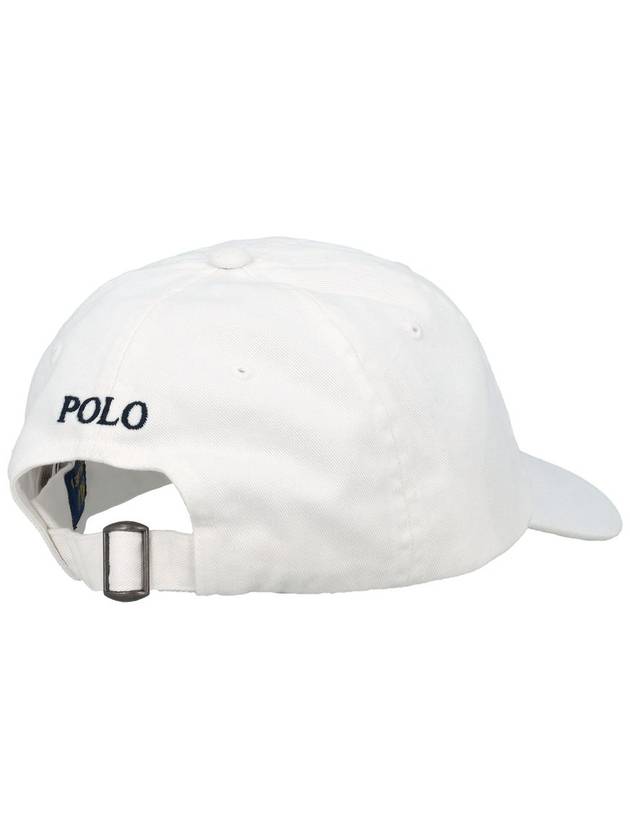 Embroidered Pony Ball Cap White - POLO RALPH LAUREN - BALAAN 3