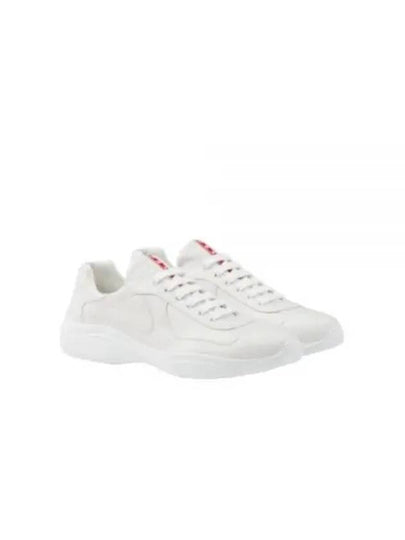 America's Cup Patent Leather Low Top Sneakers Grey - PRADA - BALAAN 2