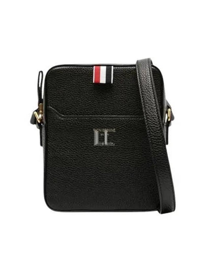 4 Bar Vertical Leather Camera Cross Bag Black - THOM BROWNE - BALAAN 2