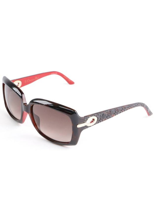 David Lady Square Black Red Sunglasses 1O5HA 57D16 - DIOR - BALAAN 2