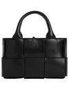 Candy Acro Intrecciato Tote Bag Black - BOTTEGA VENETA - BALAAN 2