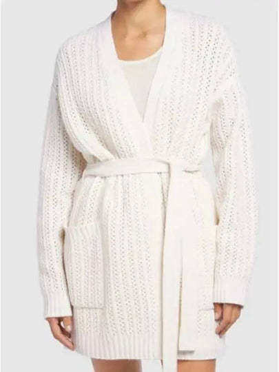 Balzac Wool Cardigan White - MAX MARA - BALAAN 2