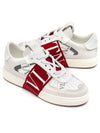 logo band low-top sneakers red white - VALENTINO - BALAAN 4