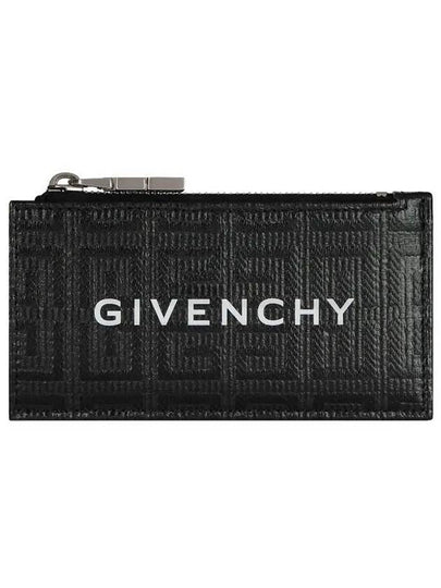 Monogram Emboss Logo Card Wallet Black - GIVENCHY - BALAAN 2