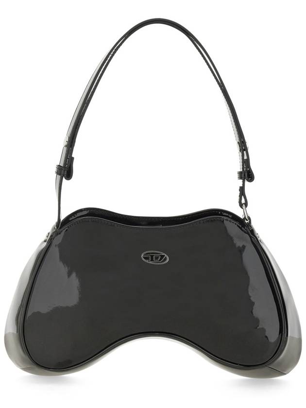 Play Logo Decorated Shoulder Bag Black - DIESEL - BALAAN 2