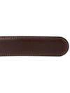 Men's Leather Belt Black Brown - MONTBLANC - BALAAN 5