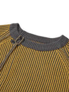 Dublin Reversible Loose Fit Raglan Knit Yellow Gray - S SY - BALAAN 5