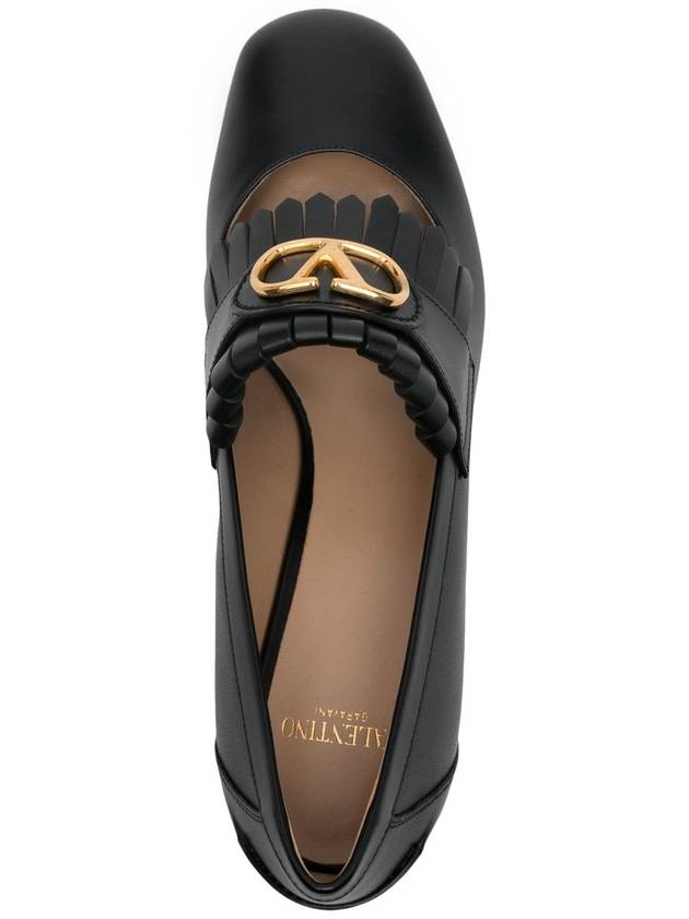 Valentino Garavani Flat shoes Black - VALENTINO - BALAAN 4