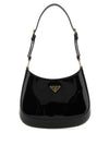 Cleo Patent Leather Shoulder Bag Black - PRADA - BALAAN 1