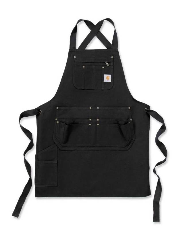 Apron Unisex Black - CARHARTT - BALAAN 2