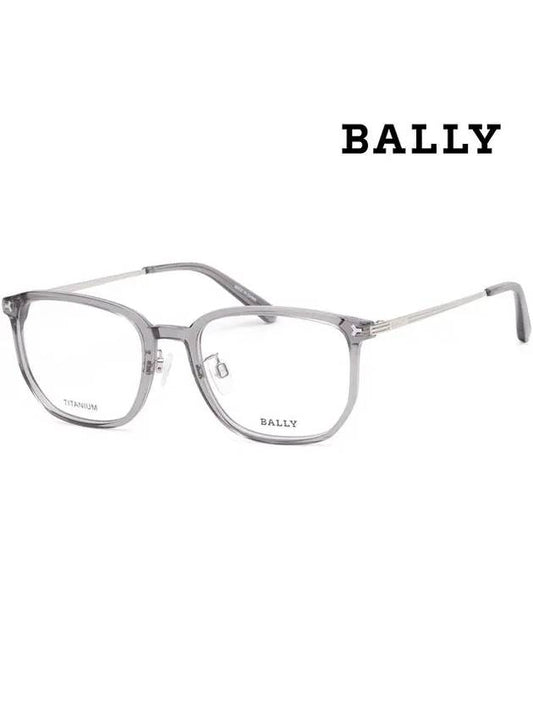 Titanium Glasses Frame BY5069H 020 Transparent Horned Frame Men Women Square - BALLY - BALAAN 1