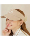 Golf Wear Logo Line Color Sun Cap Beige - J JANE - BALAAN 1