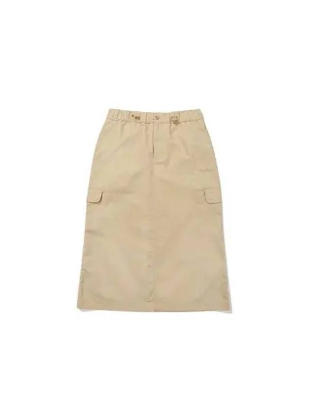 KODAK Apparel Monochrome Suplex Regular Fit Cargo Skirt BEIGE - KODO - BALAAN 1