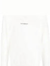 Light Fleece Logo Sweatshirt White - CP COMPANY - BALAAN 2