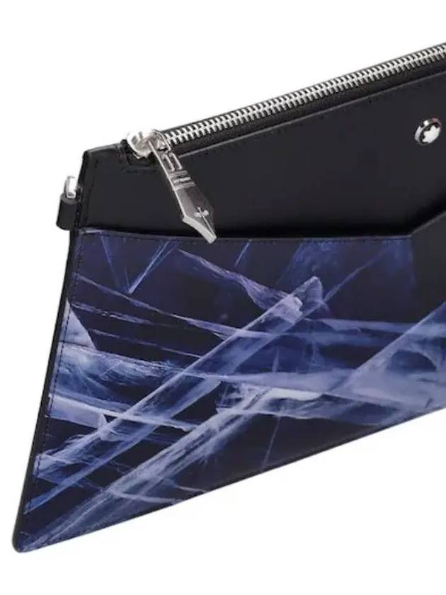 Logo detail GLACIER pouch clutch bag - MONTBLANC - BALAAN 5