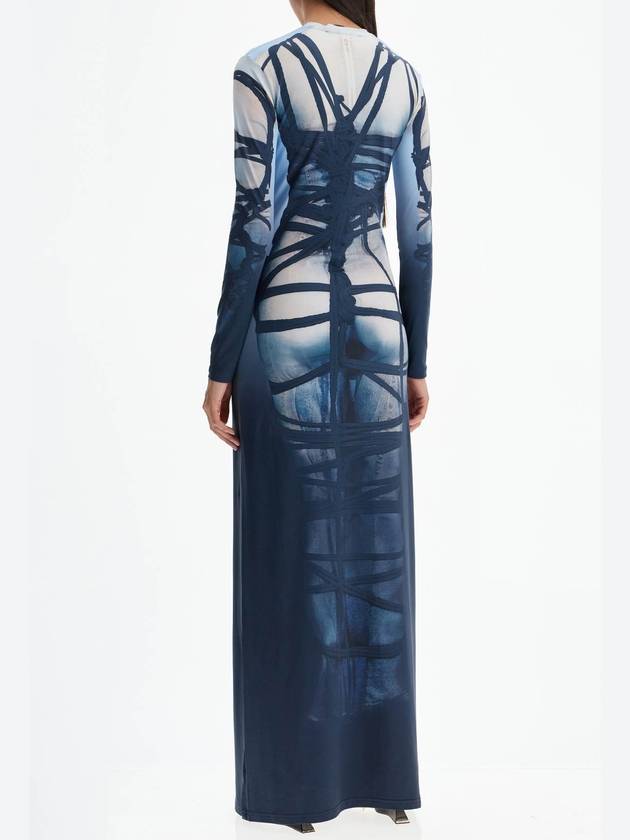 long bondage print dress - Y/PROJECT - BALAAN 3