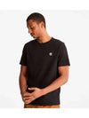 Men's Classic Logo Short Sleeve T-Shirt Black - TIMBERLAND - BALAAN 2