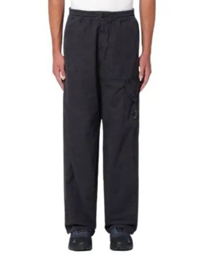 Microreps Boxy Lens Cargo Straight Pants Black - CP COMPANY - BALAAN 2