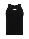 Ribbed Knit Sleeveless Black - MAISON MARGIELA - BALAAN 1