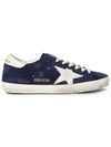 Superstar Suede Low Top Sneakers Navy - GOLDEN GOOSE - BALAAN 6