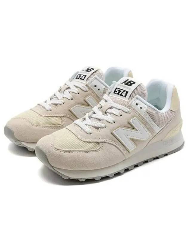 574 Low Top Sneakers White Grey - NEW BALANCE - BALAAN 2