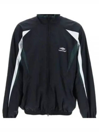 3B Sports Icon Track Jacket Black - BALENCIAGA - BALAAN 2