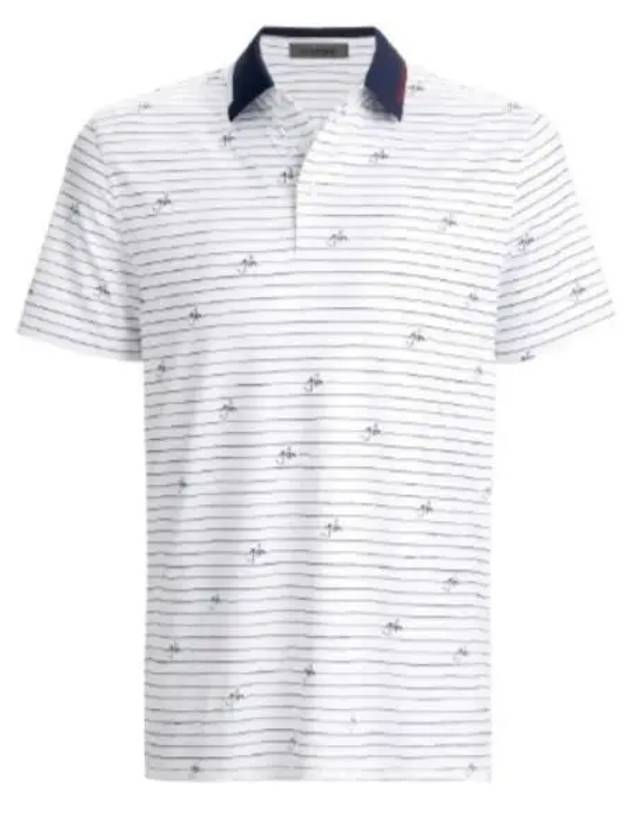 GFORE GFR SCRIPT STRIPE TECH JERSEY POLO GMP000052 SNO Men s - G/FORE - BALAAN 1