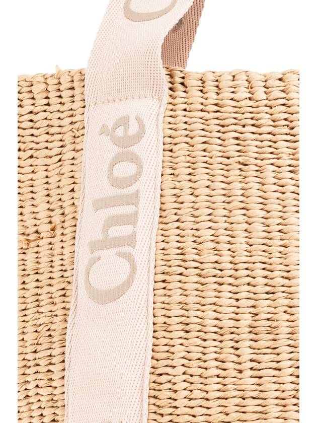 Woody Large Basket Tote Bag Beige - CHLOE - BALAAN 7