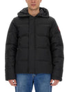 Macmillan Iconic Label Parka Black - CANADA GOOSE - BALAAN 4