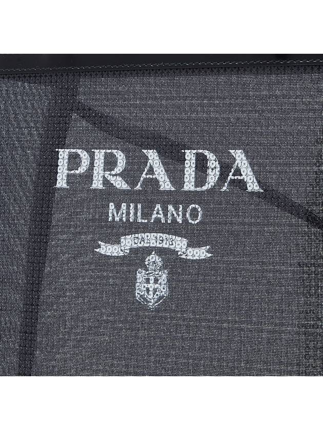 Small Sequin Mesh Tote Bag Black - PRADA - BALAAN 8