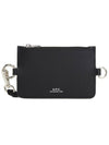 Porte Cartes Walter Strap Card Wallet Black - A.P.C. - BALAAN 2