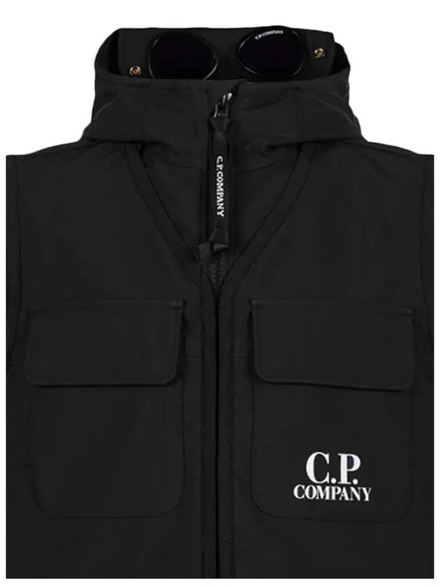 Kids Logo Hooded Vest 14CKOW003B 005968A 999 - CP COMPANY - BALAAN 4