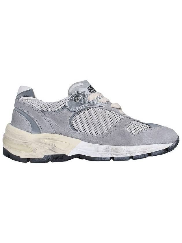 Dad Running Suede Sneakers Grey - GOLDEN GOOSE - BALAAN 5