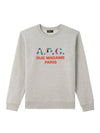 Women's Color Block Logo Sweat Sweatshirt Ecru Header - A.P.C. - BALAAN 1