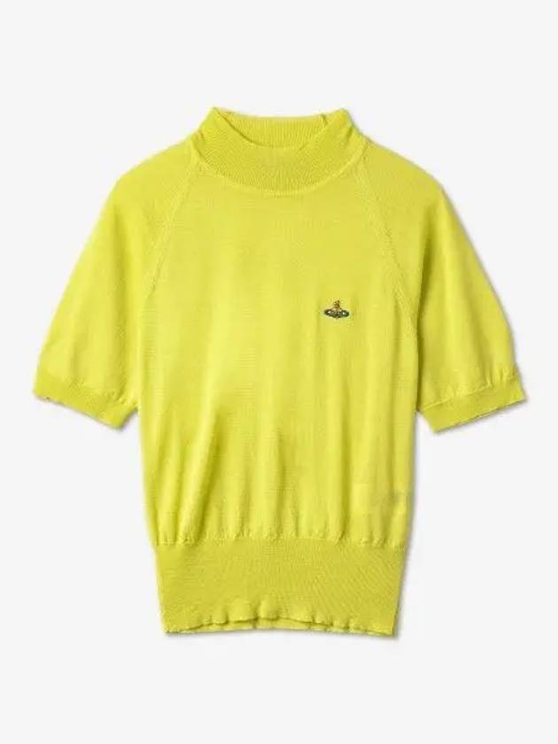 Women's Wool Silk Knit TopYellow - VIVIENNE WESTWOOD - BALAAN 2