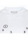 Numeric Logo Short Sleeve T-Shirt White - MAISON MARGIELA - BALAAN 4