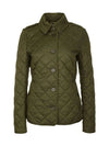 Women s Frank B Quilted Jacket Dark Olive - BURBERRY - BALAAN 1