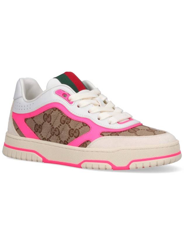 Original GG Canvas Low Top Sneakers Beige Ebony - GUCCI - BALAAN 3