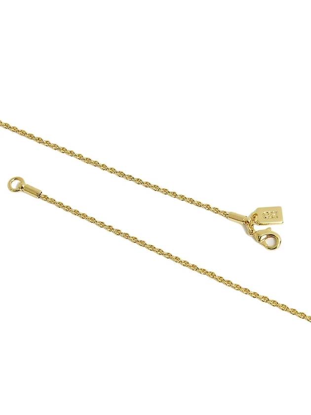 24SS rope chain necklace gold ROPE CHAIN - CRYSTAL HAZE - BALAAN 4