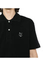 Bold Fox Head Patch Comfort Polo Shirt Black - MAISON KITSUNE - BALAAN 6