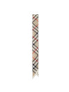 Skinny Check Silk Scarf Archive Beige - BURBERRY - BALAAN 1