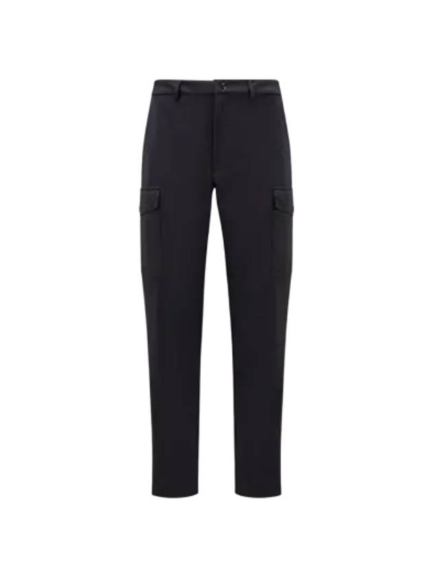 23FW logo patch straight pants 2A00032 89A2H 999 - MONCLER - BALAAN 1