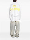 Tape Type Ribbed Pocket Large Fit Hoodie White - BALENCIAGA - BALAAN 6