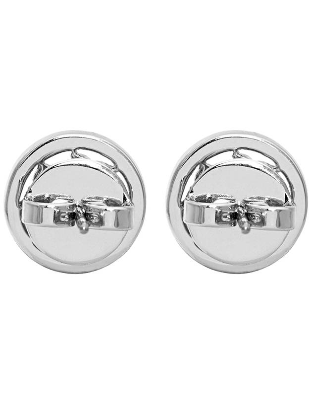 Miller Crystal Stud Earrings Silver - TORY BURCH - BALAAN 6