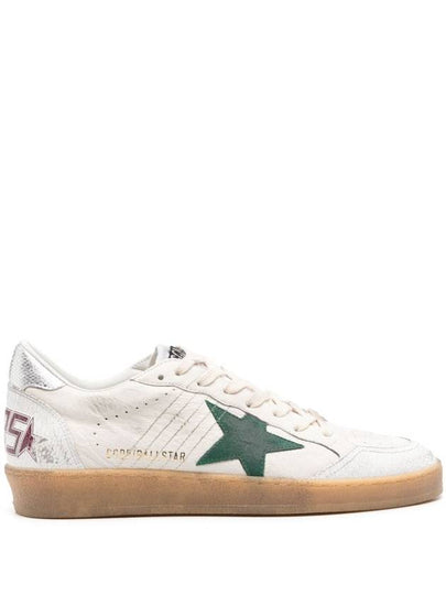 Ballstar Low Top Sneakers White Green - GOLDEN GOOSE - BALAAN 2